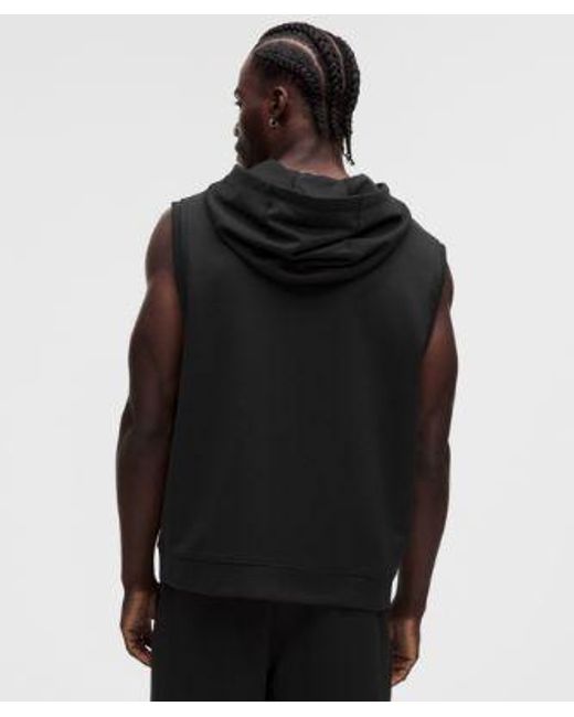 lululemon athletica Black Warm-Up Sleeveless Gym Hoodie for men