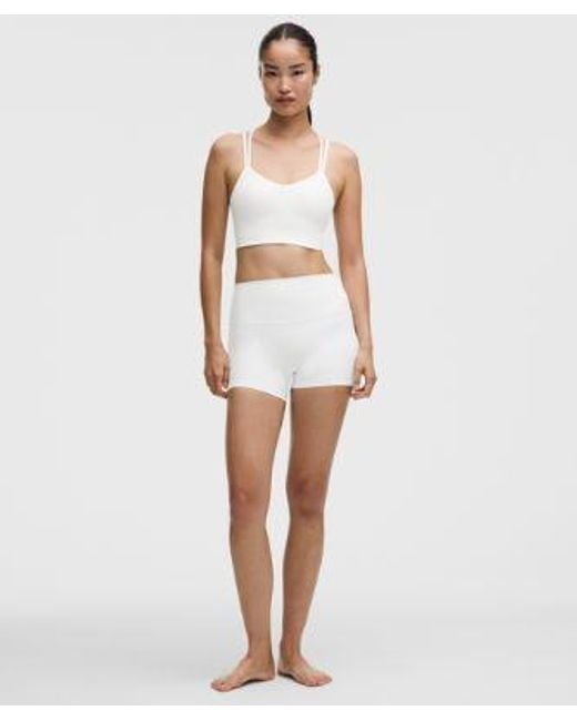 lululemon athletica Blue – Like A Cloud Longline Sports Bra Light Support, B/C Cup – – Size 14