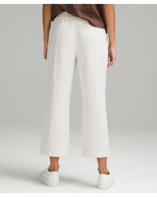 lululemon athletica Softstreme High-rise Straight-leg Cropped Pants - Color White - Size 0