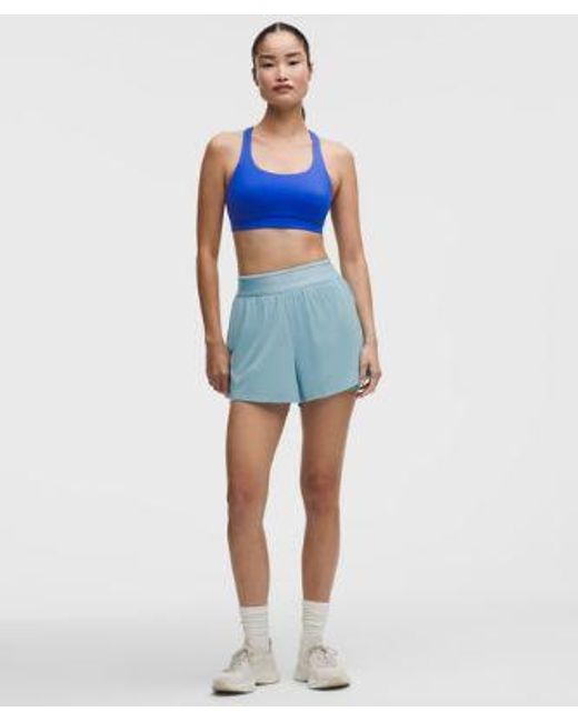 lululemon athletica Blue – Energy Sports Bra Medium Support, B-D Cups Evolve – – Size Large