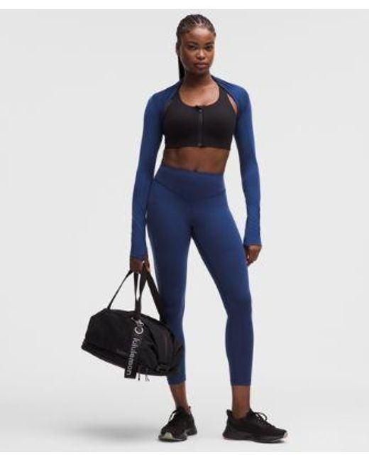 lululemon athletica Blue – Wunder Under Smoothcover High-Rise Tight Leggings – 25" – – Size 4