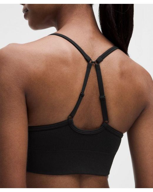 lululemon athletica Black Ebb To Street Bra