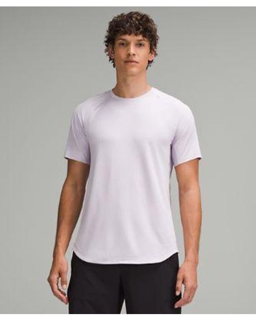 lululemon athletica White – License To Train Short-Sleeve Shirt – /Pastel – for men
