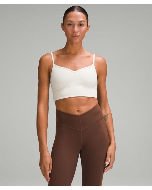 lululemon athletica Gray – Align Sweetheart Sports Bra Light Support, A/B Cup – –