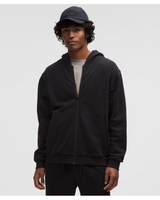 lululemon athletica Black Steady State Full-Zip Hoodie for men