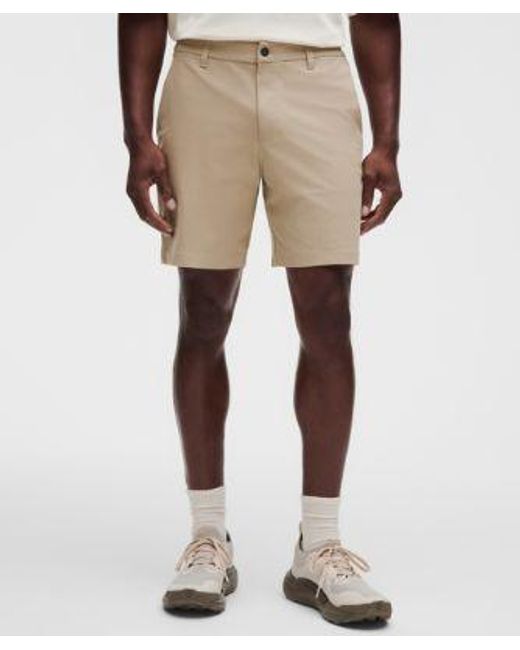 lululemon athletica Natural Abc Classic-Fit Short 7" for men