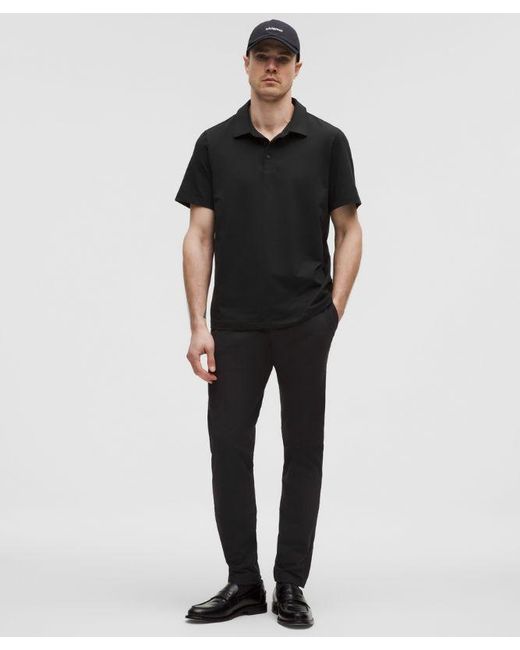 lululemon athletica Black Abc Slim-Fit Trouser 34L for men