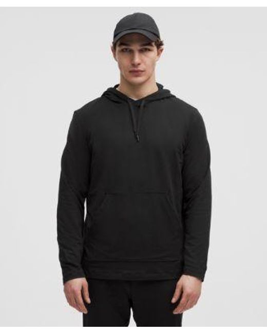 lululemon athletica Gray Soft Jersey Pullover Hoodie for men