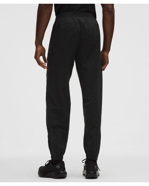 lululemon athletica Black Perforated Running Pant for men