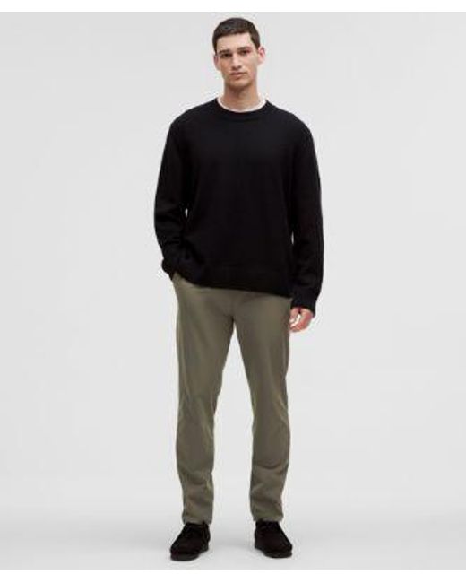 lululemon athletica Black Abc Warpstreme Slim-Fit Pull-On Pant for men