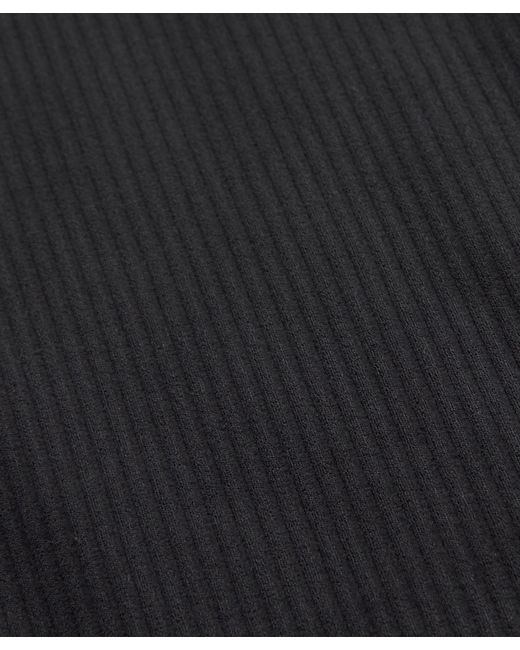 lululemon athletica All It Takes Ribbed Nulu Long-sleeve Shirt - Color Black - Size 10