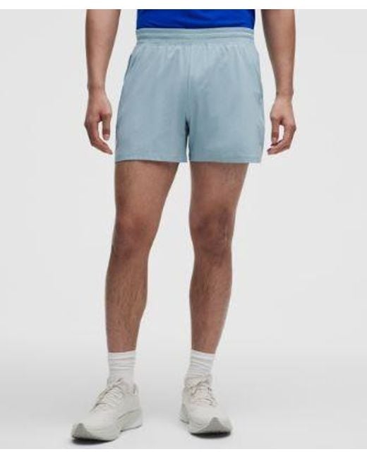 lululemon athletica Blue – Pace Breaker Linerless Shorts – 5" – – Size Large for men
