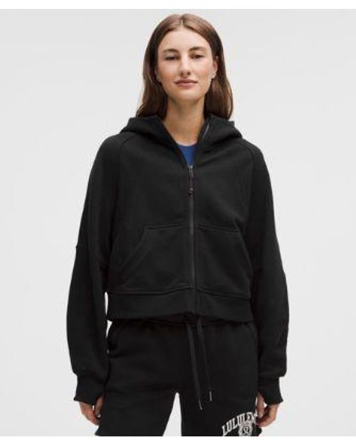 lululemon athletica Black Scuba Oversized Full-Zip Hoodie