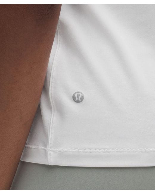lululemon athletica White Jersey Training Tank Top