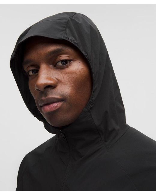 lululemon athletica Black – Fast And Free Hooded Jacket – – for men