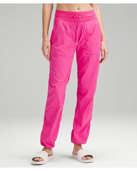 lululemon athletica Dance Studio Mid-rise Pants Regular - Color Pink/neon -  Size 0