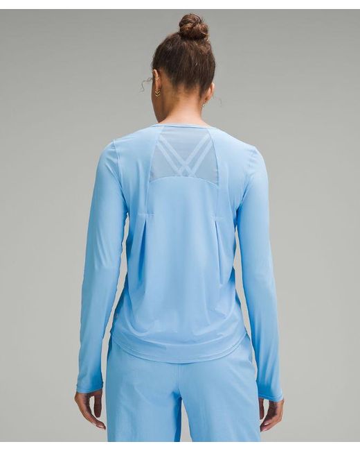 lululemon athletica Blue Sculpt Long Sleeve Shirt