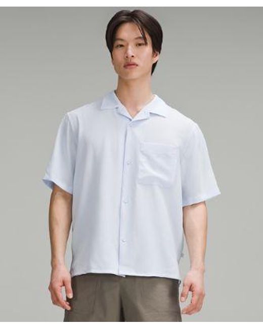 lululemon athletica White Lightweight Camp Collar Button-up Shirt