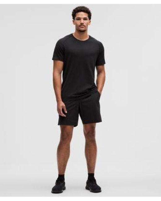 lululemon athletica Black Metal Vent Tech Short-Sleeve Shirt for men
