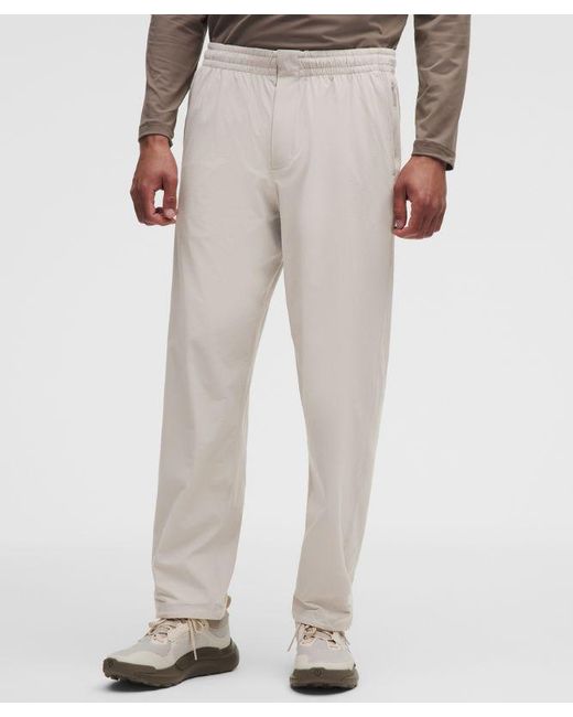 lululemon athletica Gray Zero Tucks Ripstop Relaxed-Fit Pant for men