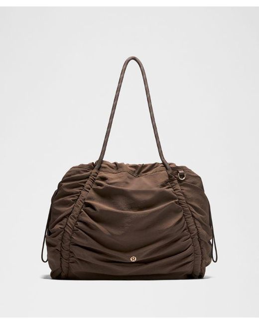 lululemon athletica Brown – Ruched Tote Bag 24L –