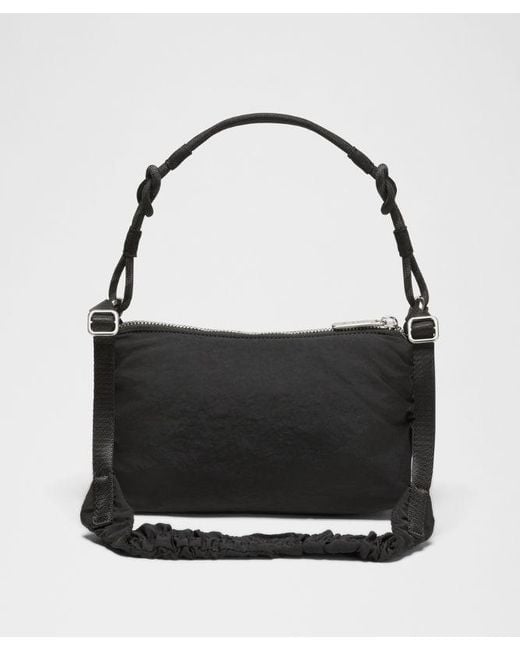 lululemon athletica Black Ruched Shoulder Bag Mini 1.5L