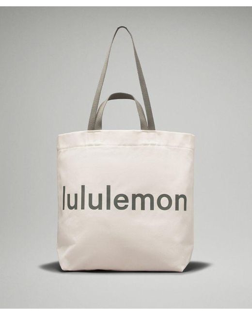 lululemon athletica White – Double-Handle Canvas Tote Bag 17L –