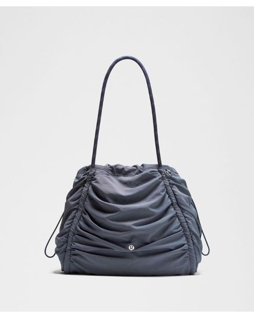 lululemon athletica Blue Ruched Tote Bag 24L