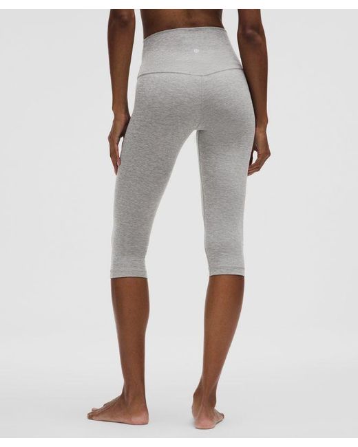 lululemon athletica Gray Align High-Rise Crop 17"