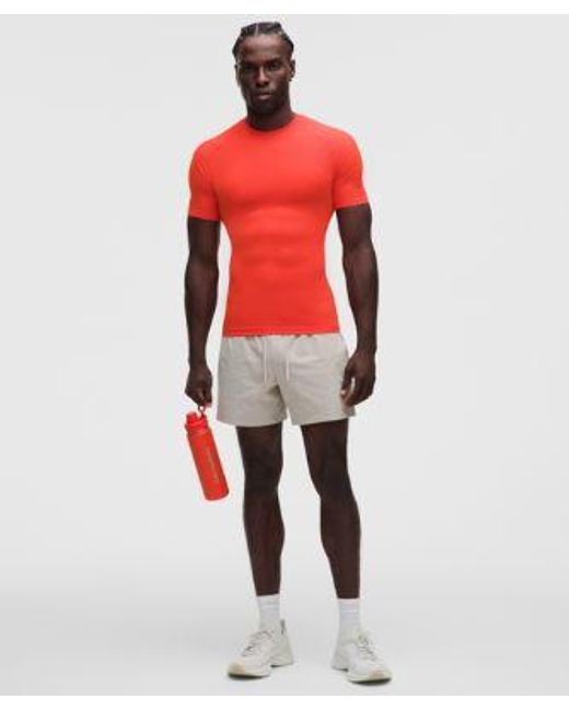 lululemon athletica Red – Repper Short-Sleeve Shirt – – Size Large for men