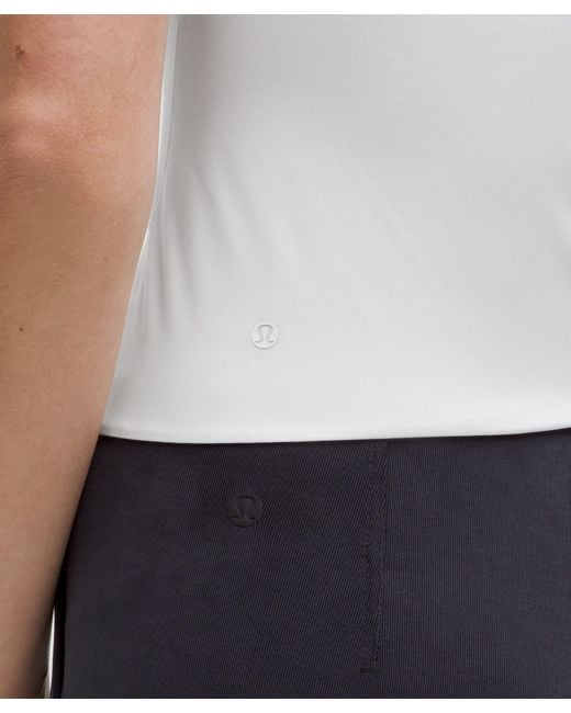 lululemon athletica White Wundermost Ultra-Soft Nulu Spaghetti-Strap Cami Tank Top