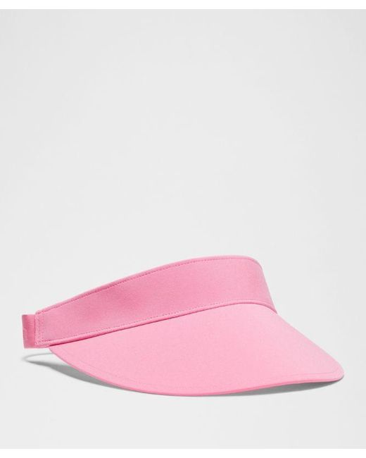 lululemon athletica Pink Fast Paced Wide Band Running Visor