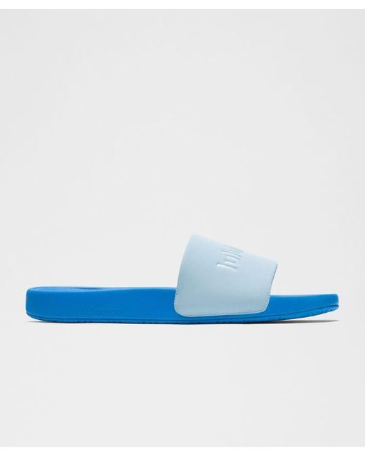 lululemon athletica Blue – Restfeel Slides Graphic – – Size 14 for men