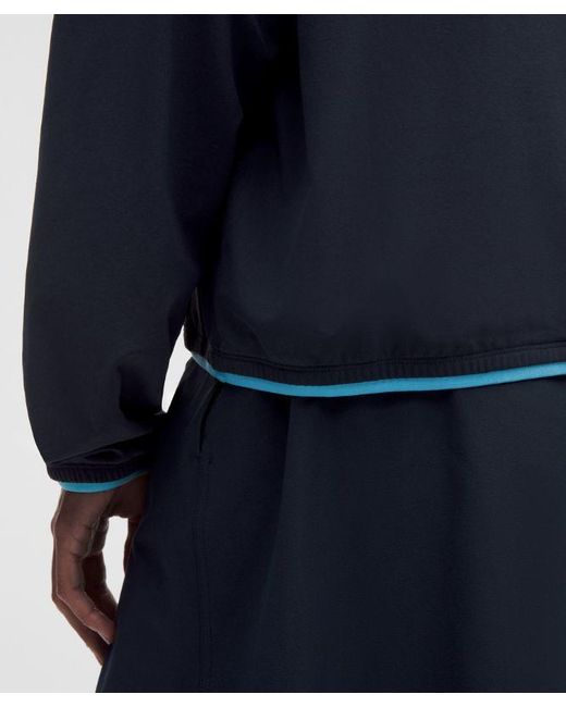 lululemon athletica Blue – Uv-Protective Lightweight Half Zip Long-Sleeve Top – – Size Large