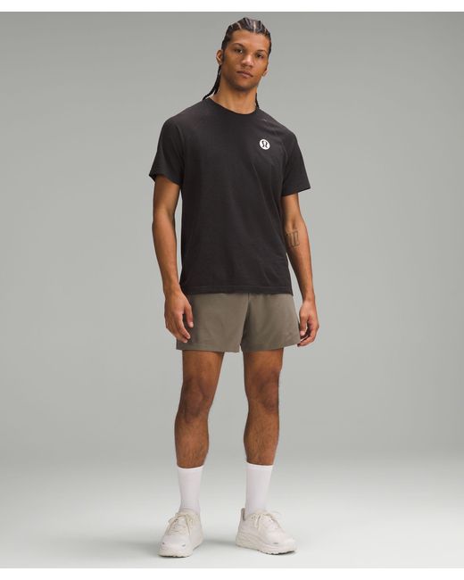 lululemon athletica Natural Pace Breaker Linerless Shorts 5" for men
