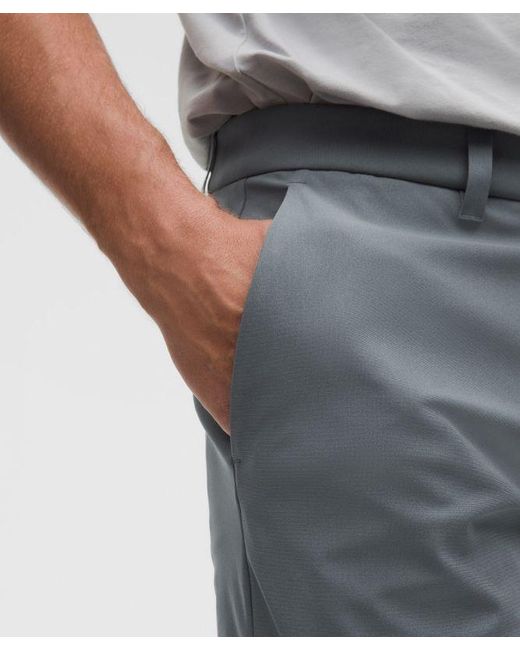 lululemon athletica Gray – Abc Slim-Fit Trousers 37L Warpstreme – – Size 12 for men