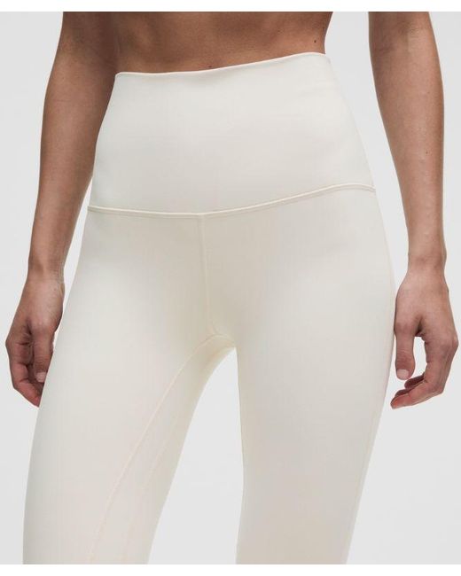 lululemon athletica White – Align Super-High-Rise Pants – 28" – – Size 4