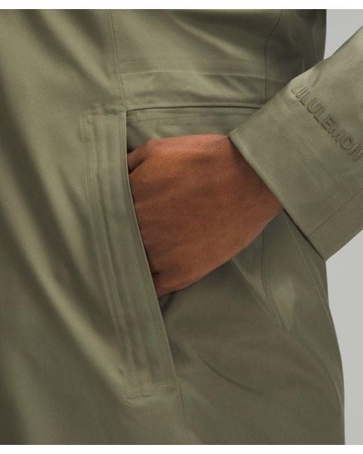 lululemon athletica Green Rain Rebel Jacket
