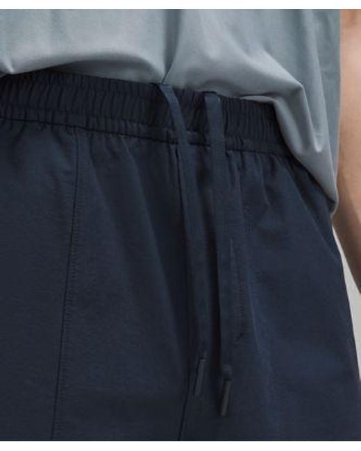 lululemon athletica Blue Bowline Shorts 5" Stretch Cotton Versatwill for men