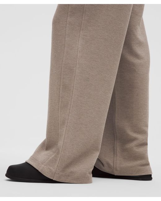 lululemon athletica Natural Scuba Mid-Rise Wide-Leg Pant
