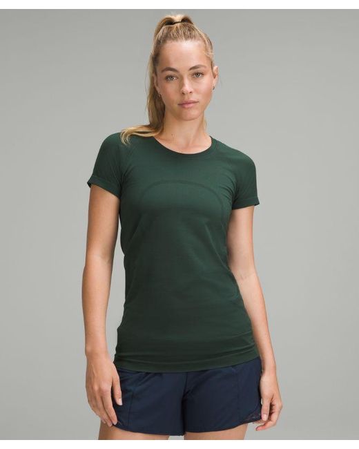 lululemon athletica Green Swiftly Tech Short-Sleeve Shirt 2.Hip Length