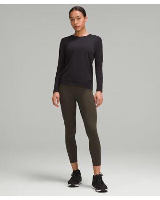 lululemon athletica Brown – Fast And Free High-Rise Tight Leggings – 25" – – Size 18