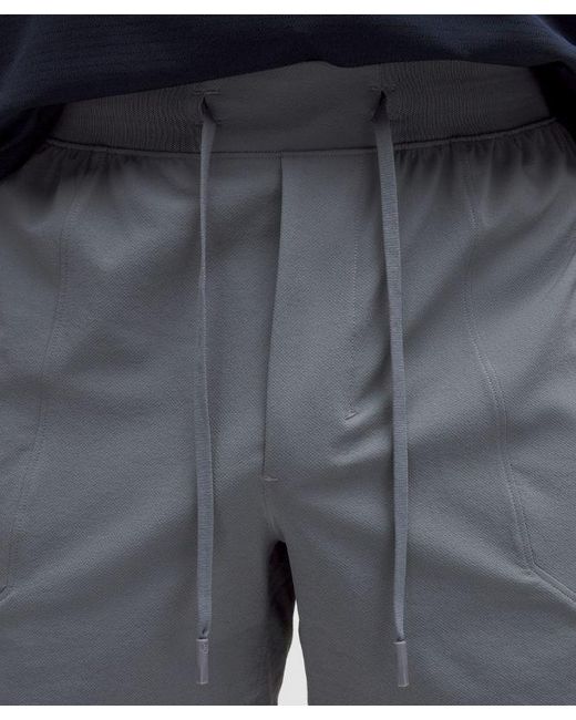 lululemon athletica Blue License To Train Linerless Short 5" for men