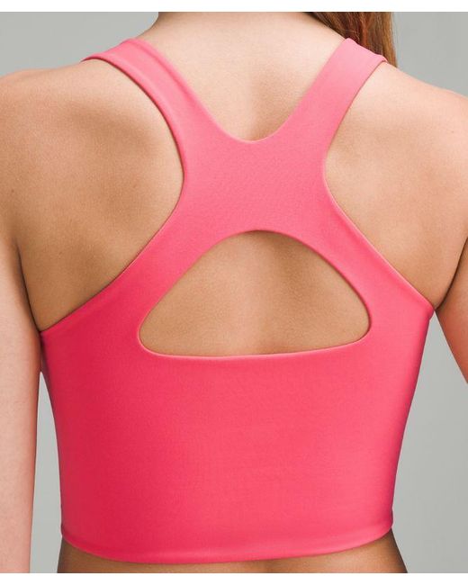 lululemon athletica Red – Bend This Scoop And Cross Sports Bra A-C Cups – –