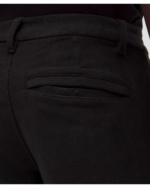 lululemon athletica Black Abc Slim-Fit Trouser 32L for men