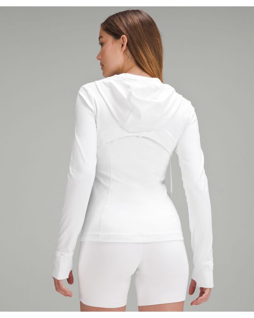lululemon athletica Define Hooded Jacket Nulu in White