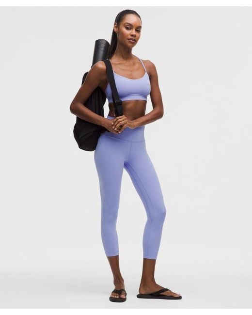 lululemon athletica Blue – Align High-Rise Crop Leggings – 23" – /Pastel – Size 4