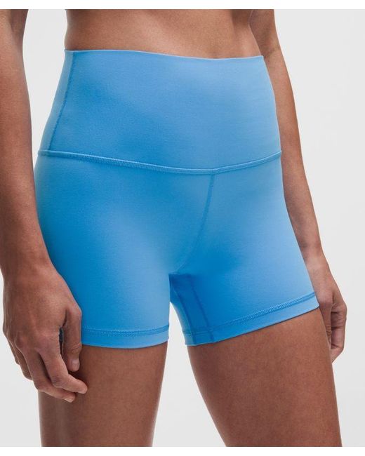 lululemon athletica Blue Align High-Rise Short 4"