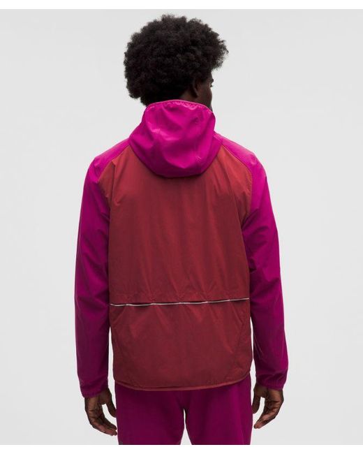 lululemon athletica Red – Fast And Free Packable Jacket – – Size Large for men