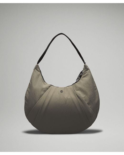 lululemon athletica Gray Pleated Shoulder Bag 10l Online Only